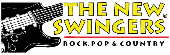Logo von The New Swingers - E-Gitarre mit Schriftzug